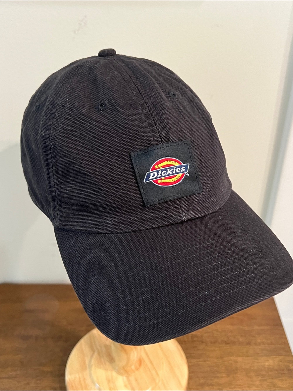 DICKIES Washed Canvas Cap in Black